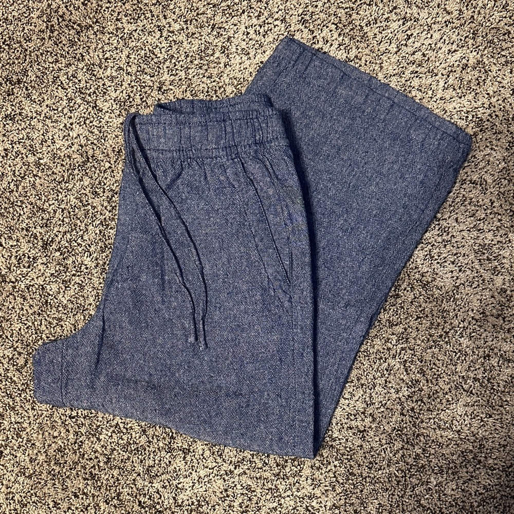 EUC Women’s Linen Blend Pants, Size Small Petite
